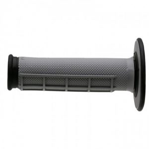 Renthal handvaten Duallayer Diamond Half Waffle / Tapered zwart / grijs G151