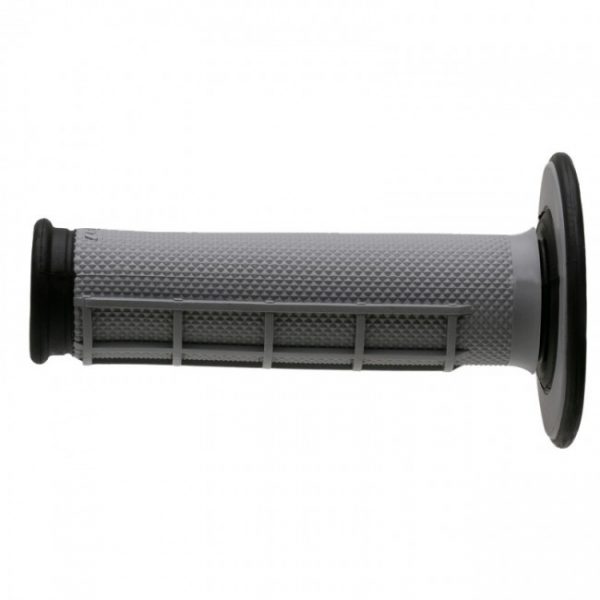 Renthal handvaten Duallayer Diamond Half Waffle / Tapered zwart / grijs G151