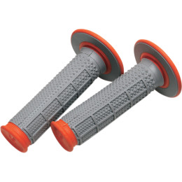 Renthal handvaten Duallayer Taper oranje / grijs G164