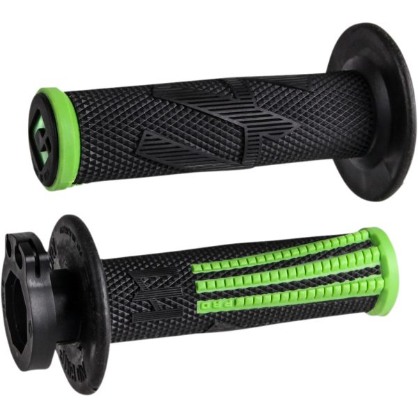 Odi Lock-On V2 Emig Pro V2 handvaten alle 2+ 4 takt Groen / Zwart