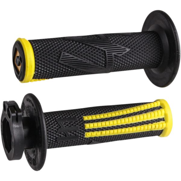 Odi Lock-On V2 Emig Pro V2 handvaten alle 2+ 4 takt Geel / Zwart
