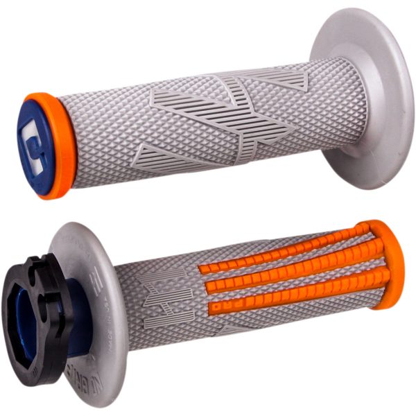 Odi Lock-On V2 Emig Pro V2 handvaten alle 2+ 4 takt Grijs / Oranje