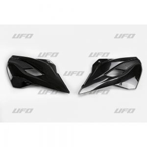 UFO Radiator Kappen Zwart Husqvarna TC 125 14-15 & TC 250 14-16 & FC 250/350/450 14-15 & TE 125/250/300 14-16 & FE 250/350/450/501 14-16