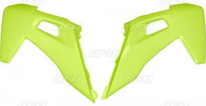 UFO radiator kappen Fluor Geel Husqvarna TC/FC 125/250/350/450 19- & FE/TE 125/150/250/300/450/501 20-