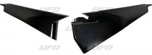 UFO Bovenste Zijnummerborden Zwart Husqvarna TC/FC 125/250/350/450 19-20 & TE 250/300 20 & FE 250/350/450/501 20