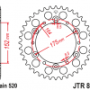 JT achtertandwiel staal Yamaha YZ 100 82-83 & YZ 125 80-98 & YZ 250 79-98 & YZ 465 80-81 & YZ 490 82-89 - Afbeelding 2