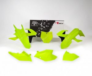 Racetech plastic kit Fluor Geel KTM SX 125/150 16-18 & SX 250 17-18 & SX-F 250/350/450 16-18