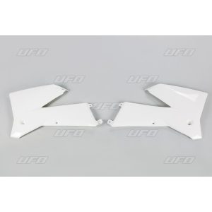 UFO radiator kappen Wit KTM SX 125/250/450/525 05-06 & SX-F 250 06 & EXC 125/200/250/300 05-07