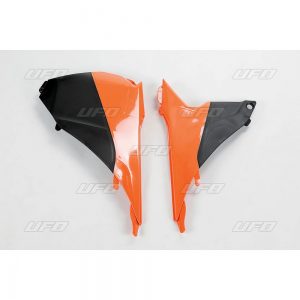 UFO luchtfilter kappen Oranje / Zwart KTM SX 125/150 13-15 & SX 250 13-16 & SX-F 250/350/450 13-15
