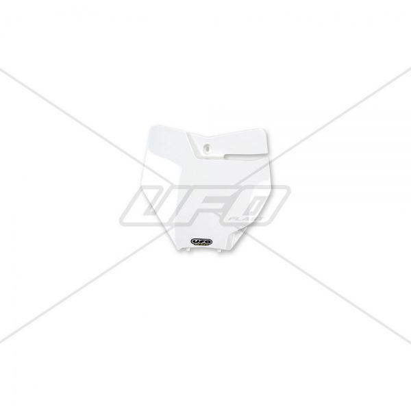 UFO voornummerplaat Wit KTM SX 125/150 16-18 & SX 250 17-18 & SX-F 250/350/450 16-18