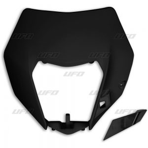 UFO Koplamp plastic Zwart KTM EXC/EXC-F 125/200/250/300/350/450/500 14-16