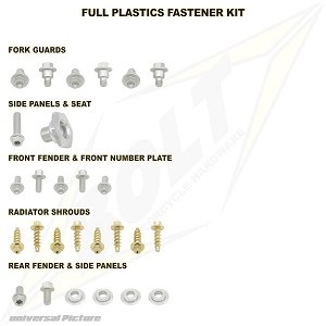 Bolt Volledige plastic set schroeven set KTM SX 65 16- & Husqvarna TC 65 17- & Gas Gas MC 65 2021-