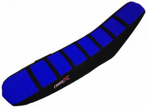 Cross X Zadelovertrek zwart / blauw met zwarte lijnen Husqvarna TC 85 18-