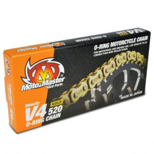 Moto Master V4 O-ring ketting goud 520 x 120 Links