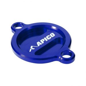 Apico Oliefilter Deksel Blauw KTM SX-F 250 13-23 & SX-F 350 11-23 & SX-F 450 09-12 & 16-23 & EXC-F 250 14-23 & EXC-F 350 12-23 & EXC-F 450/500 17-23 & Husqvarna FC 250/350 14-23 & FC 450 16-23 & FE 250/350 14-23 & FE 450/501 17-23