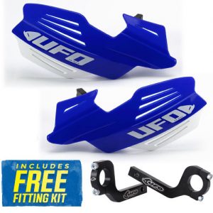 UFO Vulcan Handkappen + montageset Reflex Blauw / Wit