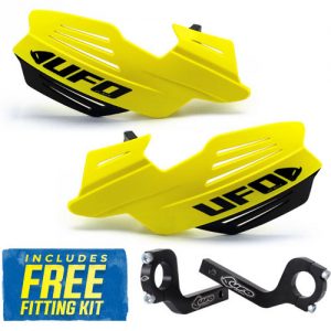 UFO Vulcan Handkappen + montageset RM Geel / Zwart