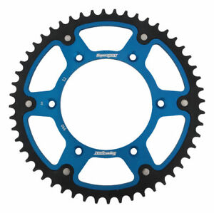 Supersprox achtertandwiel staal/aluminium met Blauwe binnenring KTM SX 85 04- & SX 105 06-11 & Husqvarna TC 85 14-