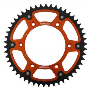 WRP achtertandwiel staal/aluminium met oranje binnenring KTM SX/SX-F/EXC/EXC-F 1990- & Husqvarna TC/FC/FE/TE 125/150/250/350/450/501 2014- & Gas Gas 125-450 2021-