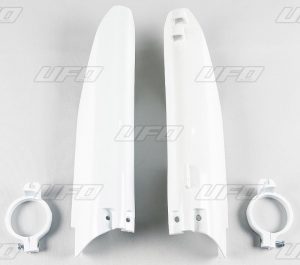 UFO voorvork beschermers Wit Suzuki RM 125/250 99-06 & RM-Z 450 05-06 ( OLD PARTNUMBER )