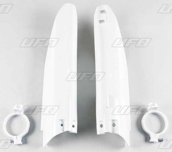 UFO voorvork beschermers Wit Suzuki RM 125/250 99-06 & RM-Z 450 05-06 ( OLD PARTNUMBER )