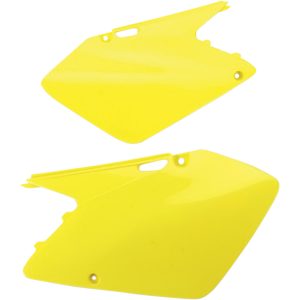 UFO Zijnummerborden Geel Suzuki RM 125/250 03-05