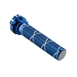 Apico gashendel aluminium buis + lager blauw Kawasaki KXF & Suzuki RMZ & Yamaha WRF/YZF