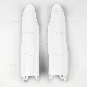 UFO voorvork beschermers Wit Yamaha YZ 125/250 08-14 & YZ 250F/450F 08-09