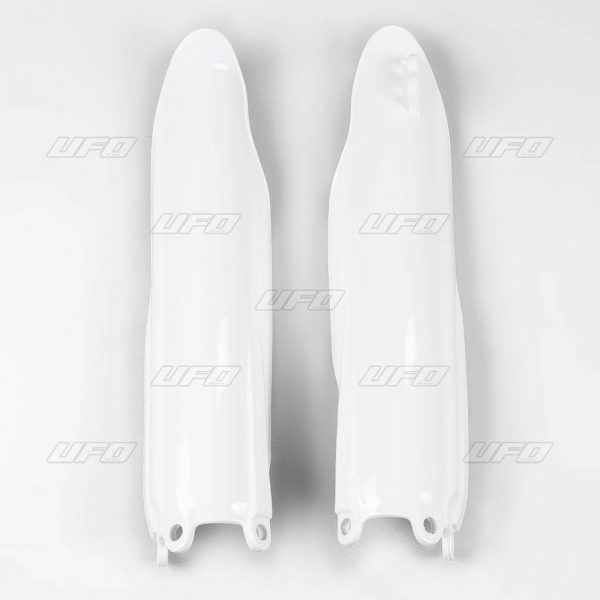 UFO voorvork beschermers Wit Yamaha YZ 125/250 08-14 & YZ 250F/450F 08-09