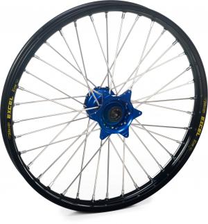 Excel achterwiel compleet zwarte velg + Haan Wheels blauwe naaf 16-1.85 KTM SX 85 grote wielen 04- & Husqvarna TC 85 grote wielen 14-