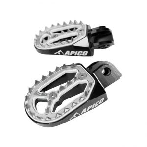 Apico Pro-Bite voetsteunen Zwart Suzuki RM-Z 250 10- & RM-Z 450 10 & 12-