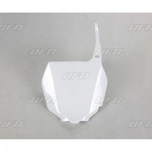 UFO voornummerplaat wit Suzuki RM 125/250 01- & RM-Z 250 07-09 & RM-Z 450 05-07
