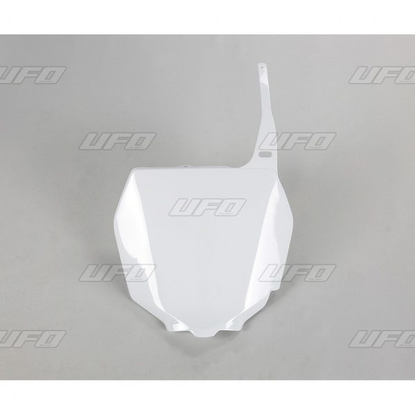 UFO voornummerplaat wit Suzuki RM 125/250 01- & RM-Z 250 07-09 & RM-Z 450 05-07