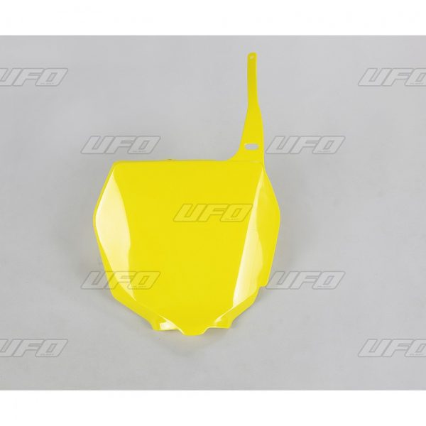 UFO voornummerplaat geel Suzuki RM 125/250 01- & RM-Z 250 07-09 & RM-Z 450 05-07