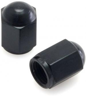 DRC Aluminium lucht ventieldoppen Zwart ( set )
