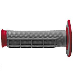 Kwala handvaten half waffle Grijs / Rood