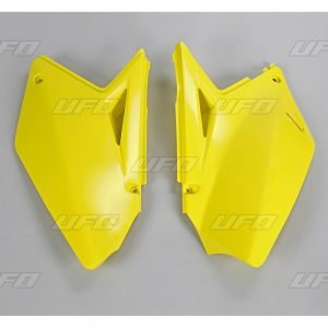 UFO zijnummerborden Geel Suzuki RM-Z 250 07-09