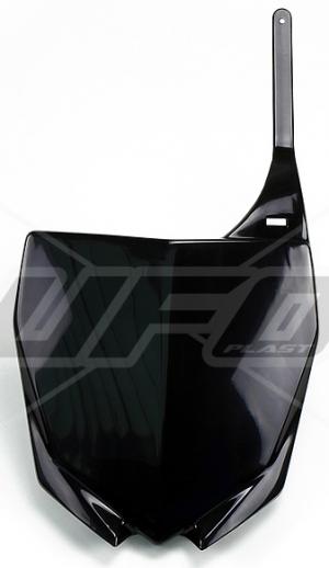 UFO voornummerplaat Zwart Yamaha YZ 125/250 15-21 & YZ 250F 10-18 & YZ 450F 10-17