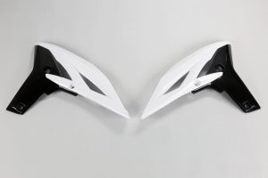 UFO radiator kappen Wit / Zwart Yamaha YZ 250F 10