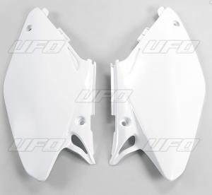 UFO zijnummerborden Wit Honda CR 125R/250R 05-07