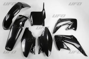 UFO plastic kit Zwart Honda CR 125/250R 04