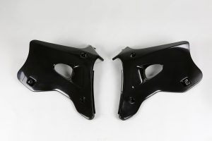 UFO radiator kappen Zwart Kawasaki KX 125/250 94-98