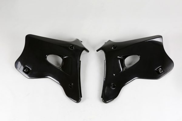 UFO radiator kappen Zwart Kawasaki KX 125/250 94-98