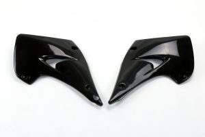 UFO radiator kappen Zwart Kawasaki KX 125/250 03-08
