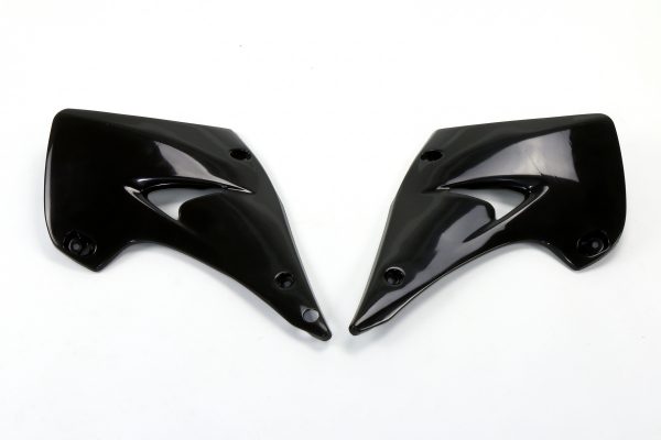 UFO radiator kappen Zwart Kawasaki KX 125/250 03-08