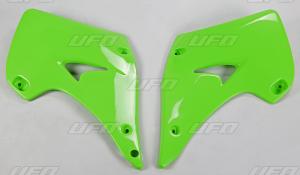 UFO radiator kappen Groen Kawasaki KX 125/250 03-08