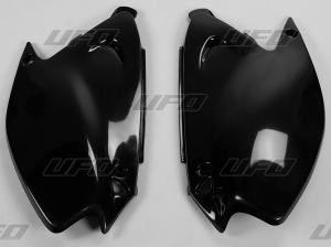 Racetech Zijnummerborden Zwart Kawasaki KX 125/250 2003-2008