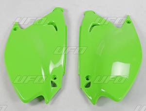 UFO Zijnummerborden Groen Kawasaki KX 125/250 03-08