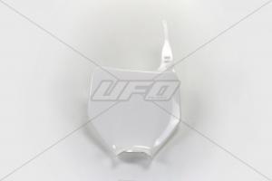UFO voornummerplaat Wit Kawasaki KX 125/250 03-08 & KX 250F 04-08 & KX 450F 06-08
