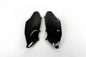 UFO zijnummerborden Zwart Kawasaki KX 250F 13-16 & KX 250F 12-15
